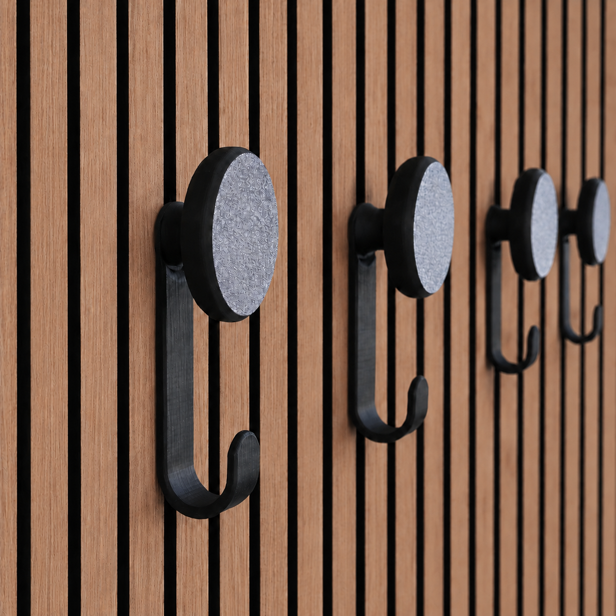 Ronde hanger/haak - Installatie: Muurclip