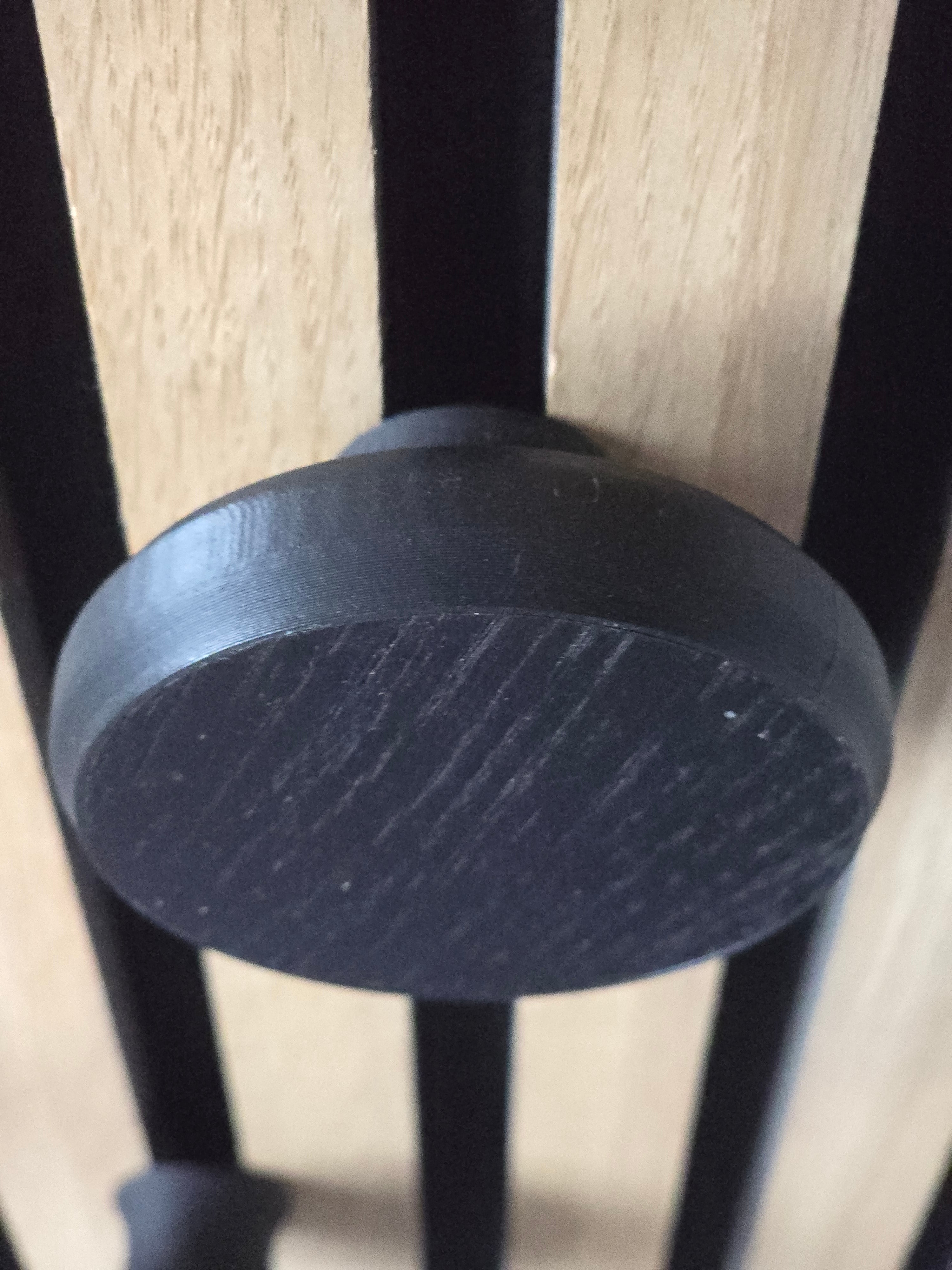 Runder Haken/Aufhänger Eichenholzfurnier für Akustikplatten - Montageart: Wandclip