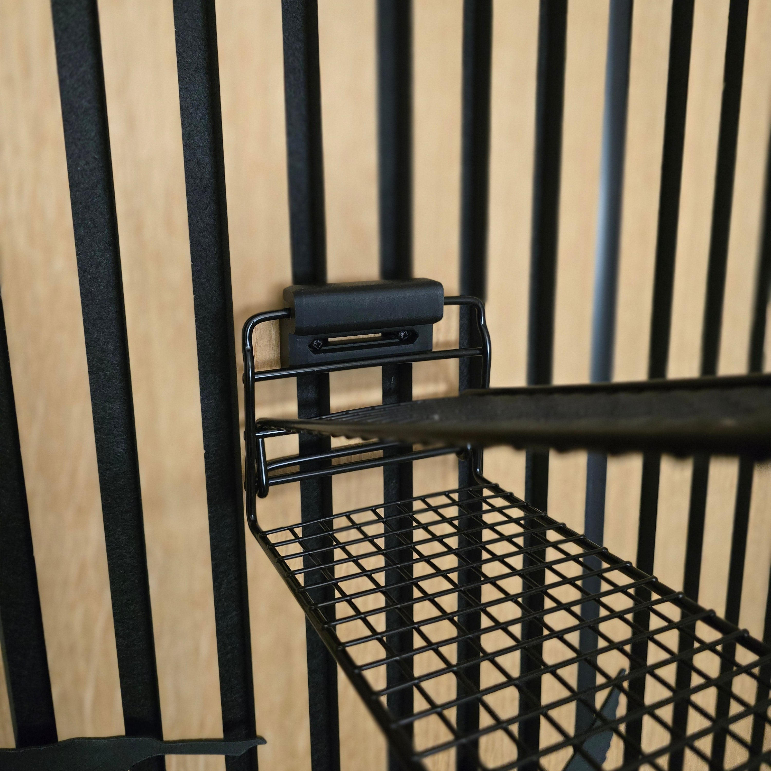 Akustikpaneelhalterung für IKEA SKOSTALL Schuhregal – Montageart: Wandclip