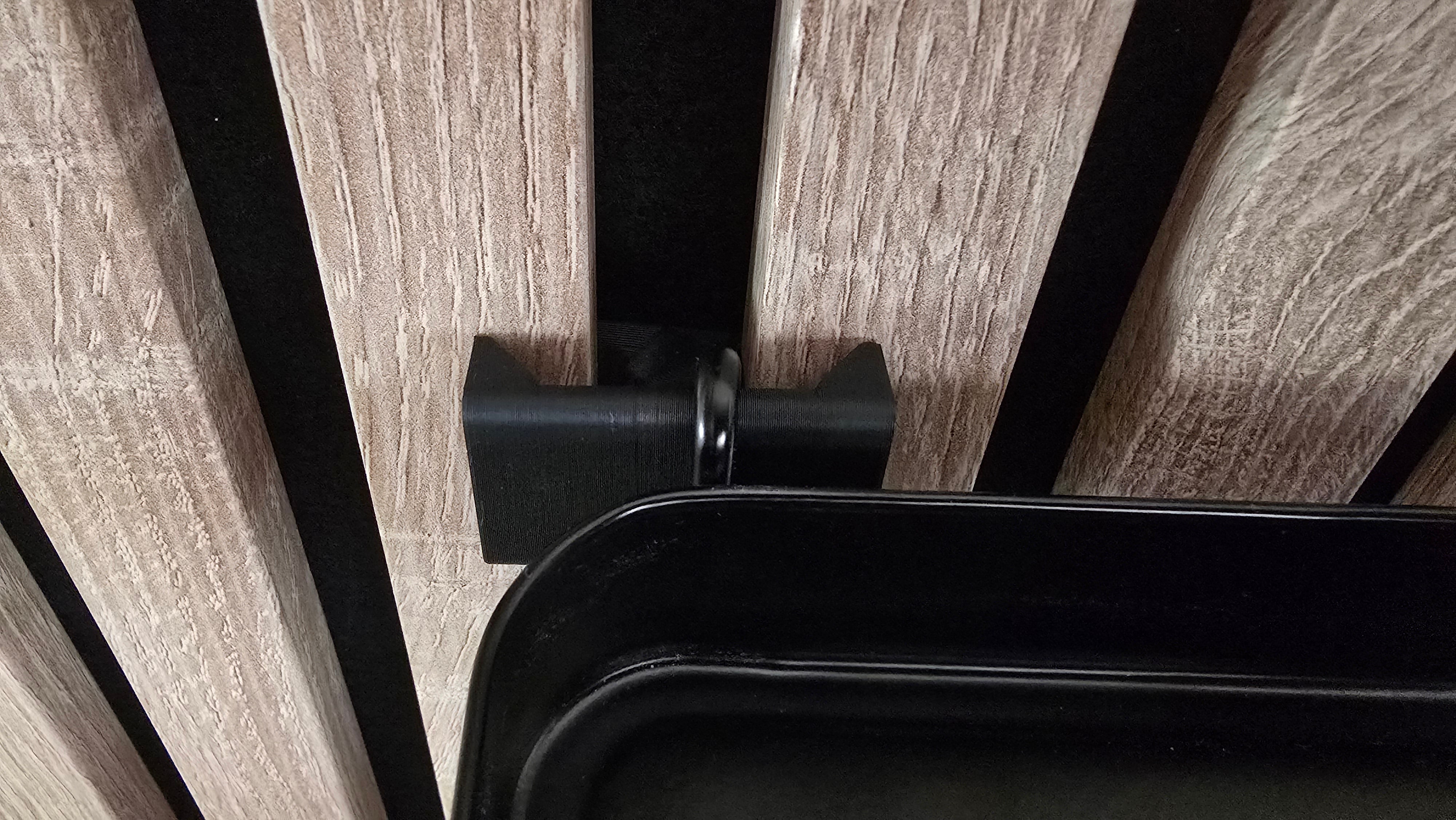 IKEA SKADIS mounts (set of 2) for Acoustic Panels - Installation method: Wall Clip