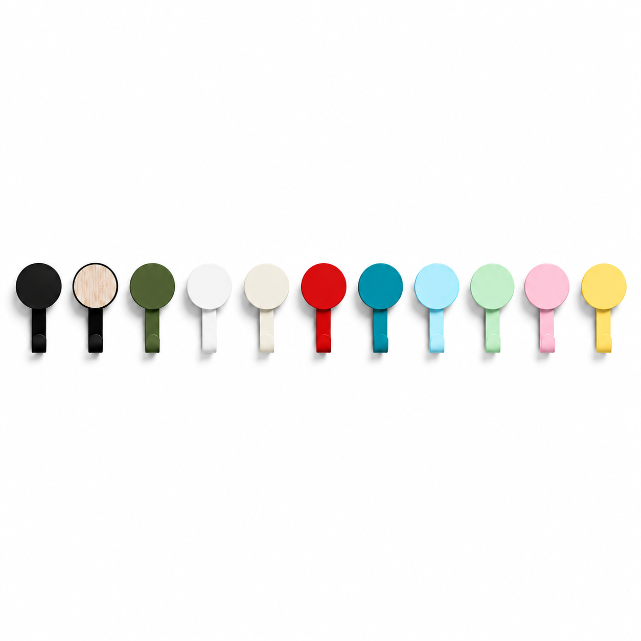 Ronde hanger/haak - Installatie: Muurclip