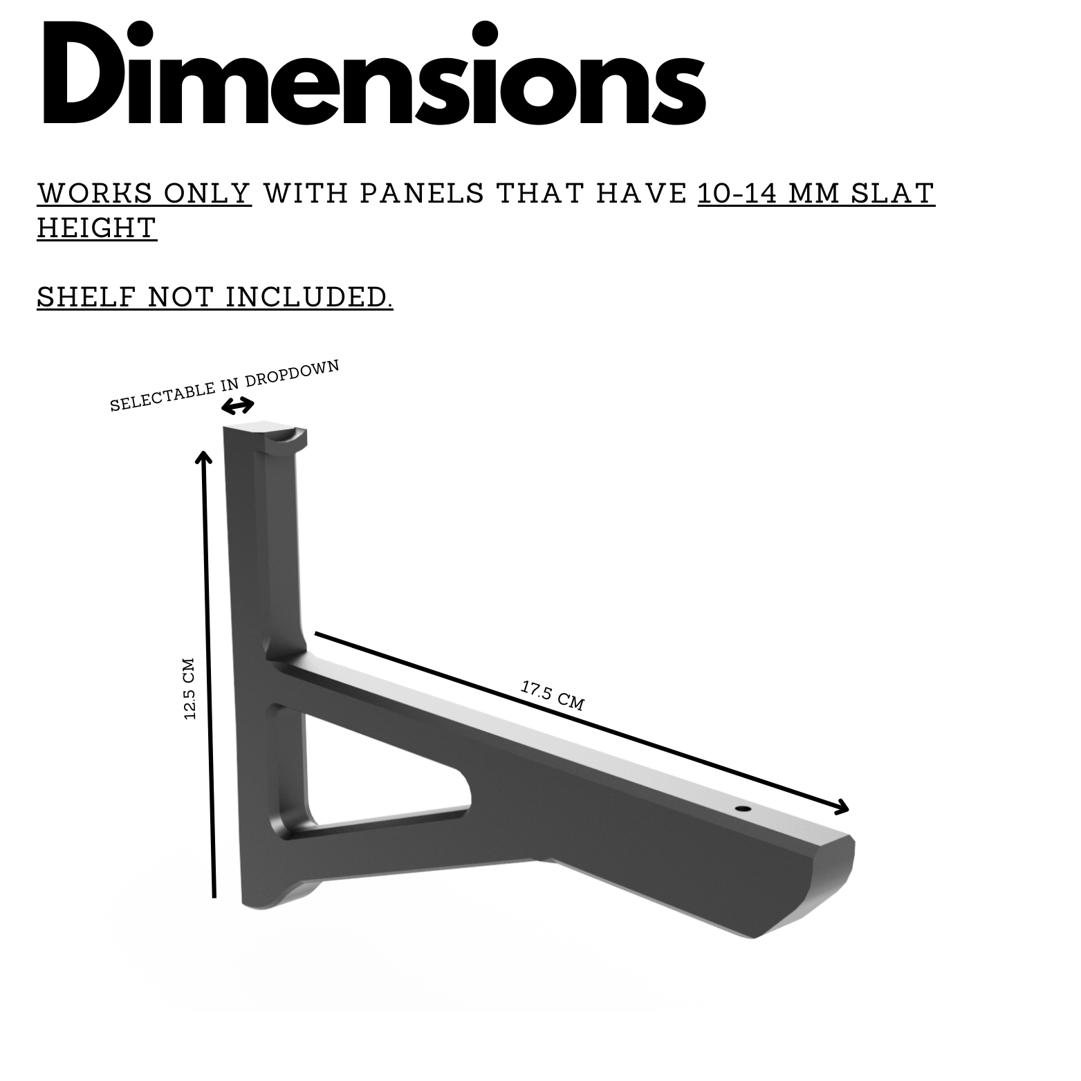 Shelf Mounts for Acoustic Panels - Twist 2 Go - Installation Type: Wall Clip