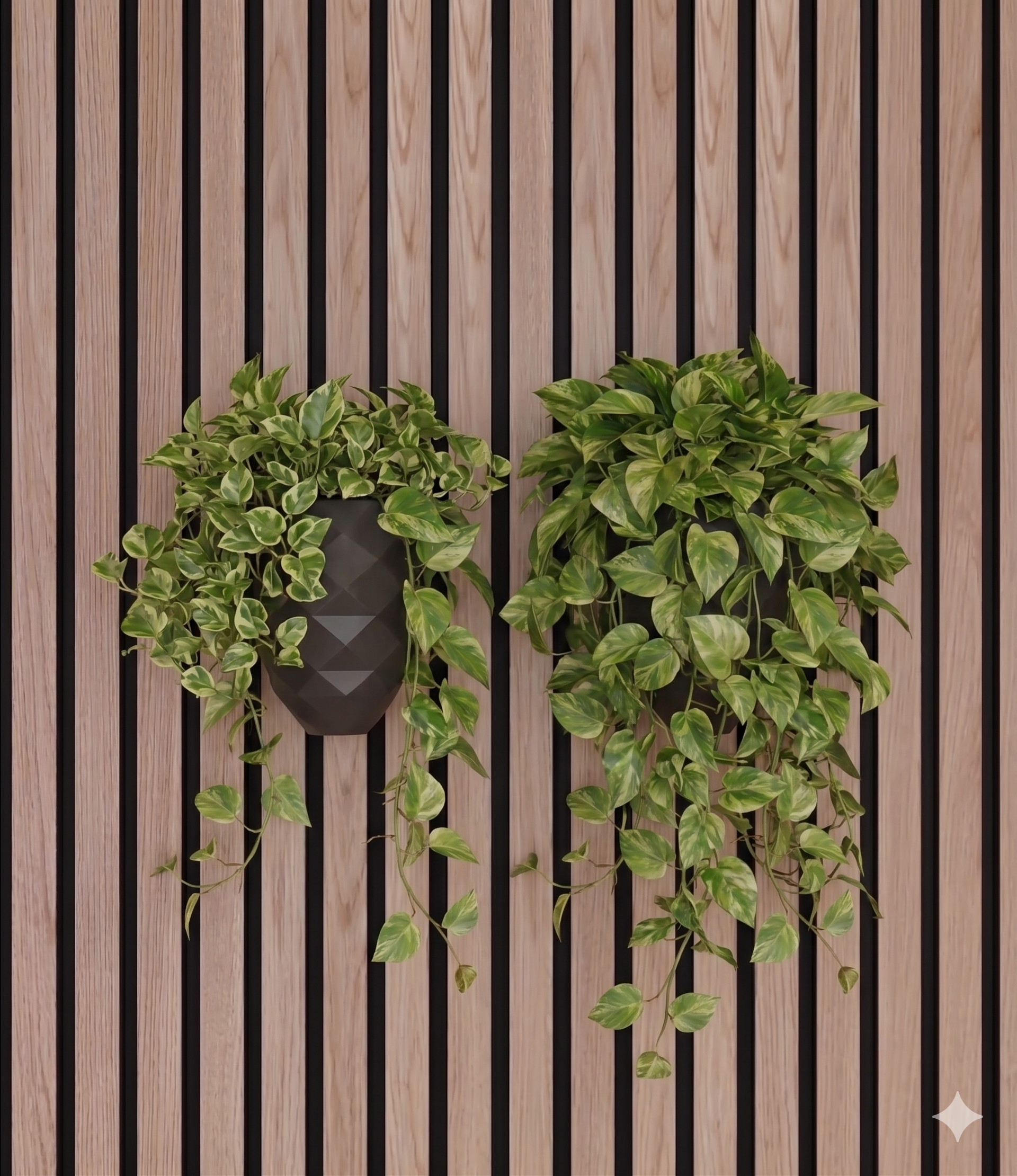 Plantvaas voor akoestische panelen