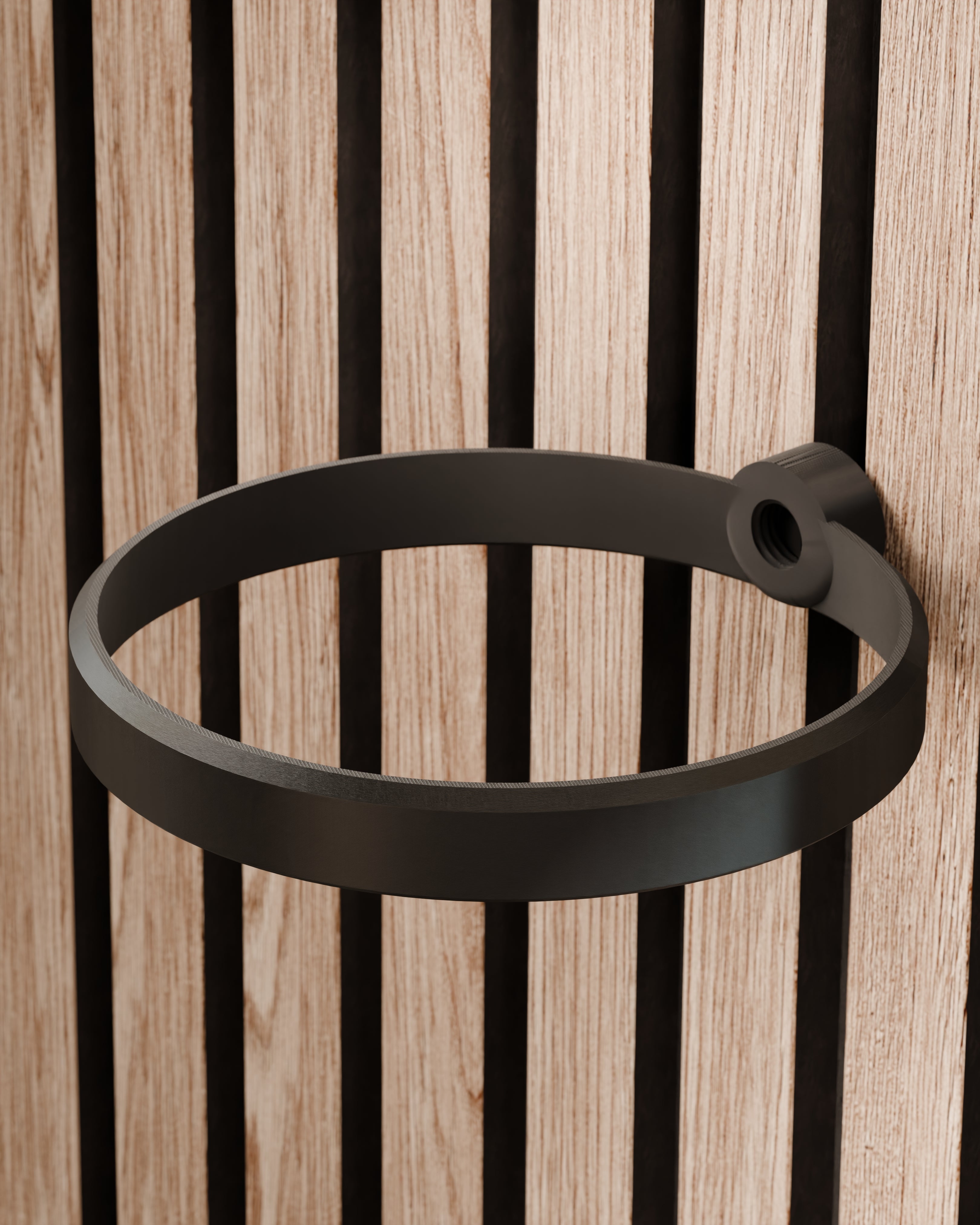 Plant Holder/Ring for Acoustic Panels - Installation Type: Wall Clip