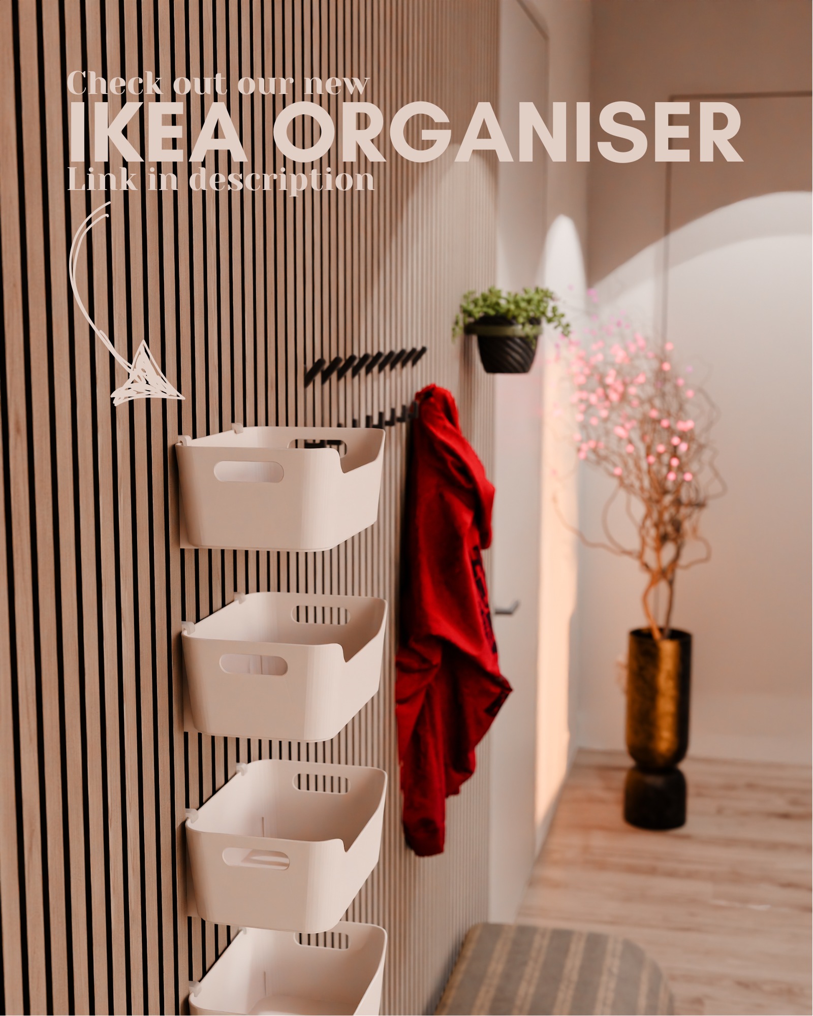 Plankbeugels voor IKEA MOSSLANDA Picture Ledge - Installatietype: Muurclip