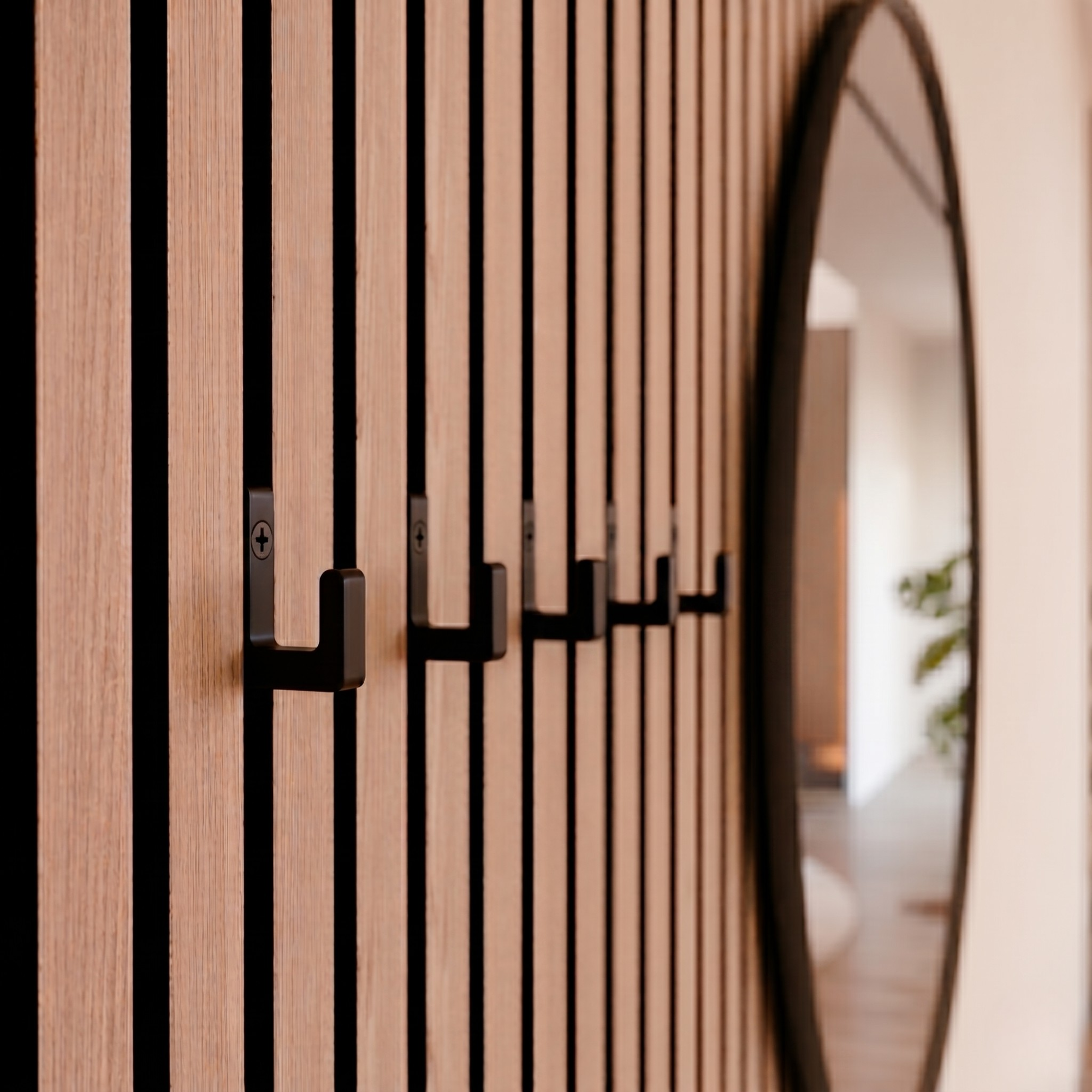 Single Hook Square for Acoustic panels - Installation Type: Screw-in