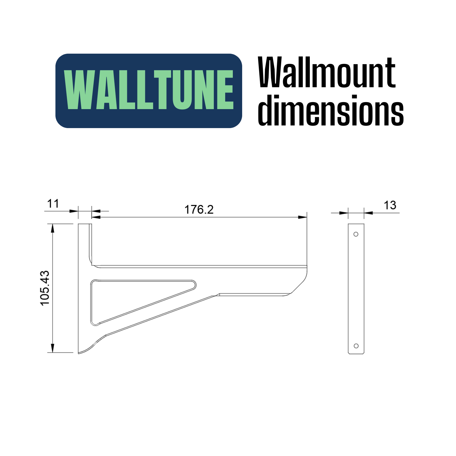 Shelf Mounts for Acoustic Panels - Twist 2 Go - Installation Type: Wall Clip