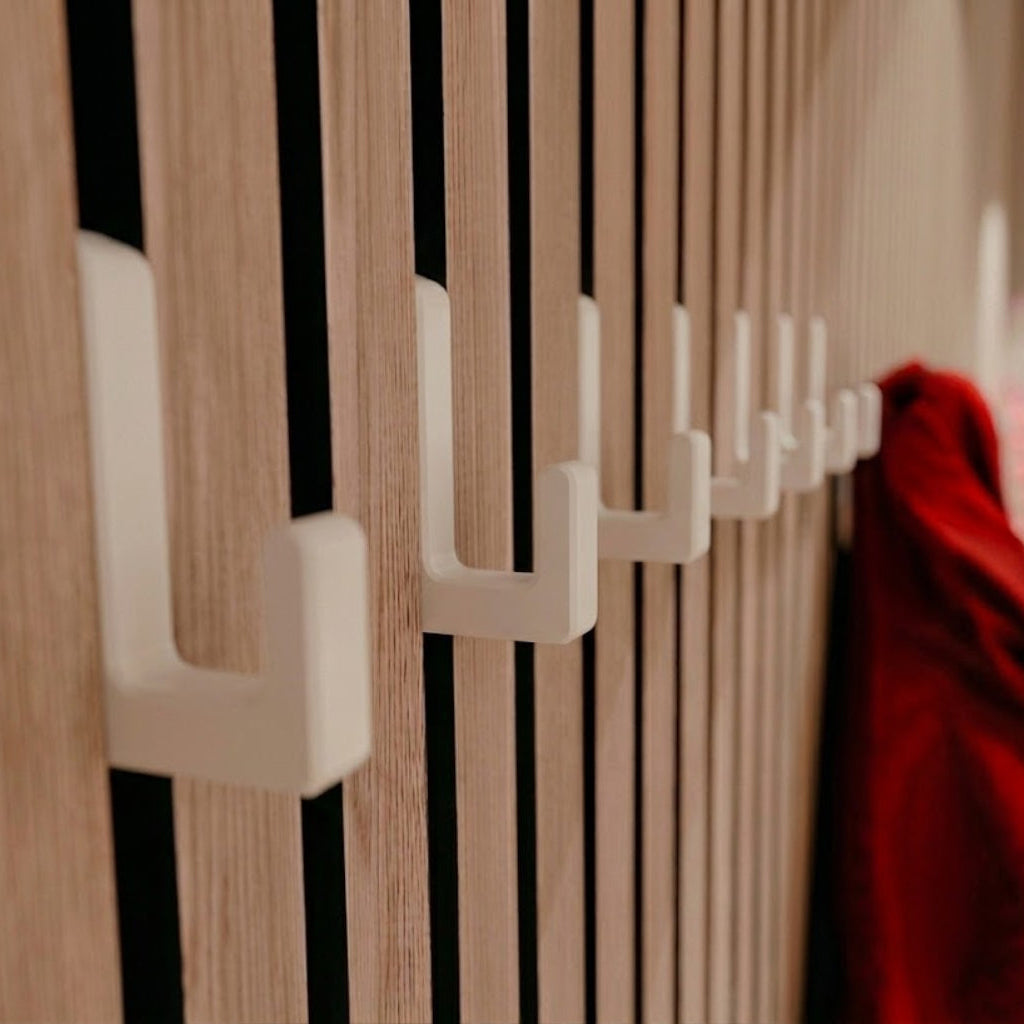 Single Hook Square for Acoustic Panels - Installation Type: Wall Clip