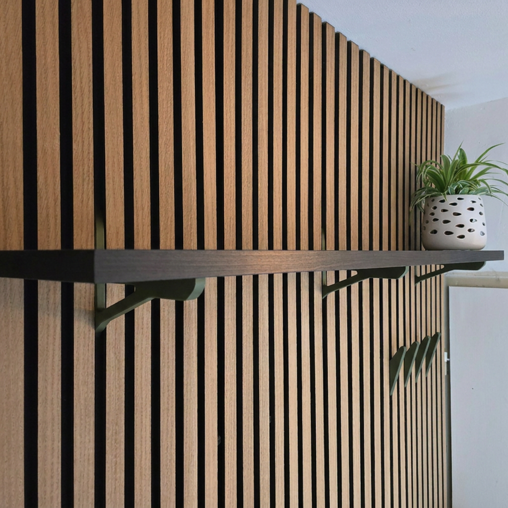 Regalhalterungen für Akustikplatten - Montageart: Wandclip