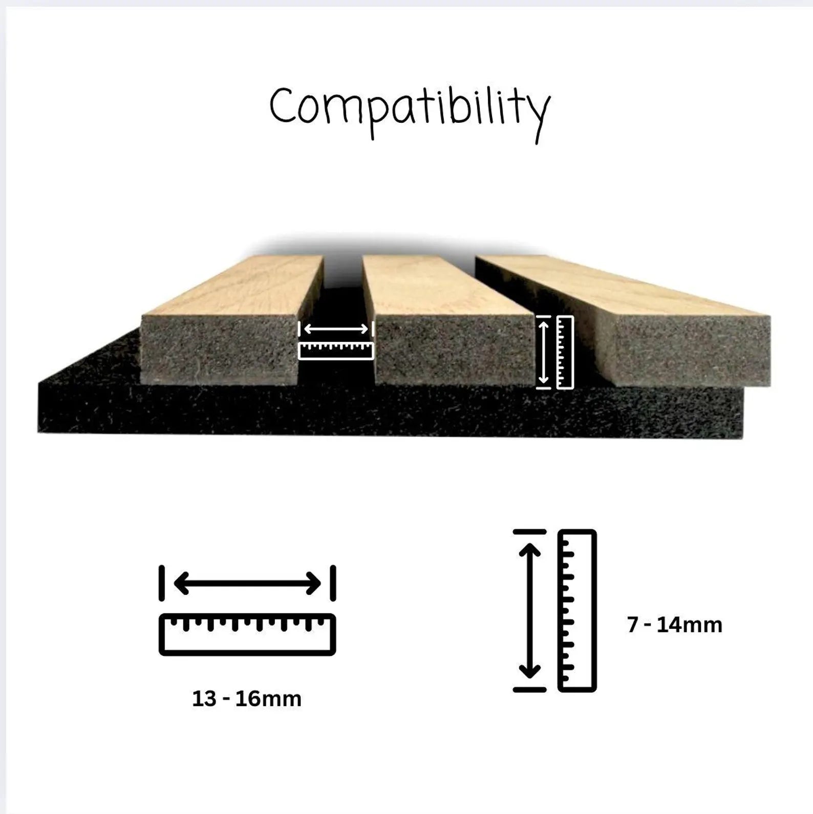 IKEA UPPDATERA Organizer Mounts for acoustic panels - Installation method: Wall Clip