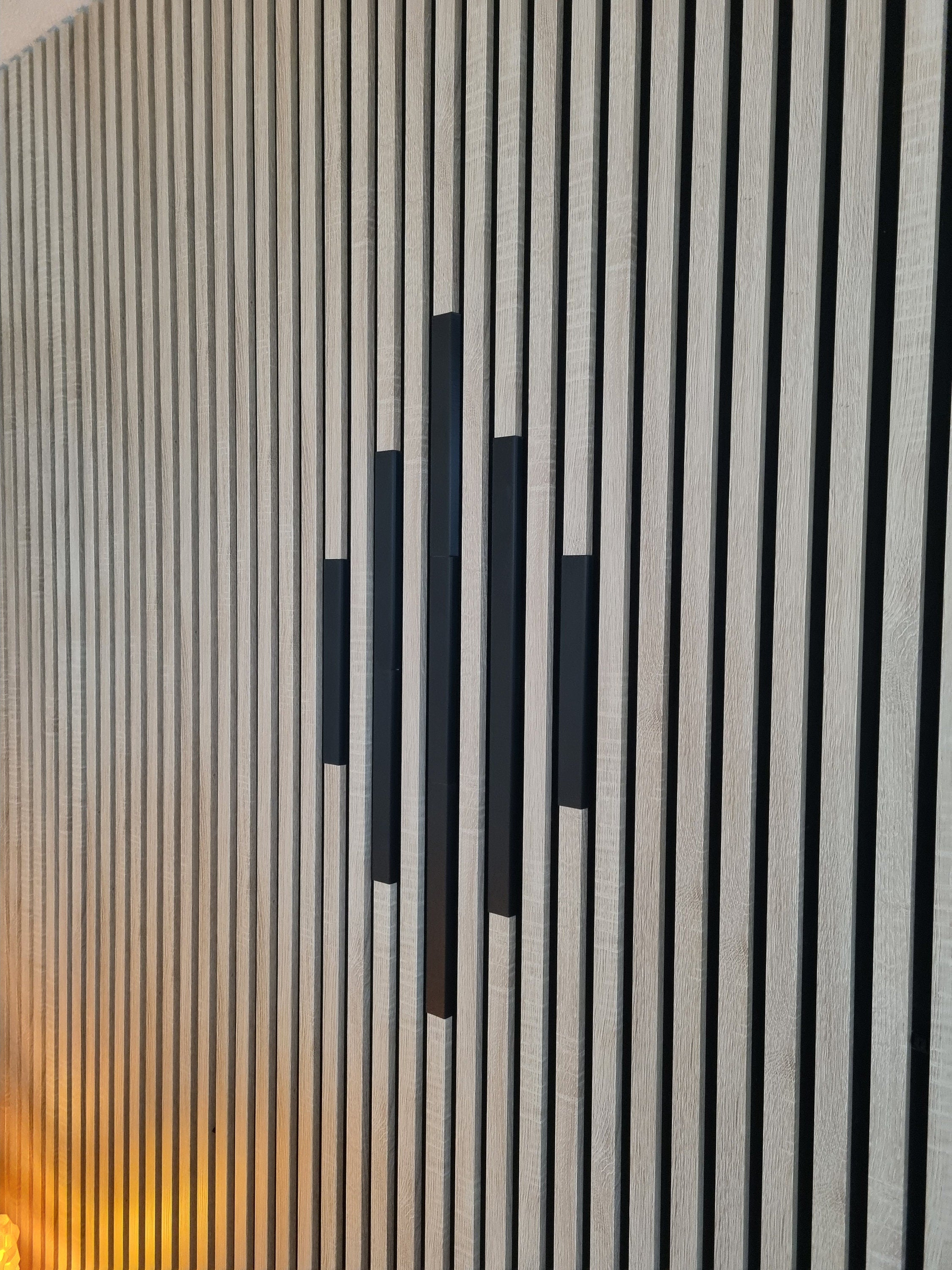 Lat covers voor akoestische panelen