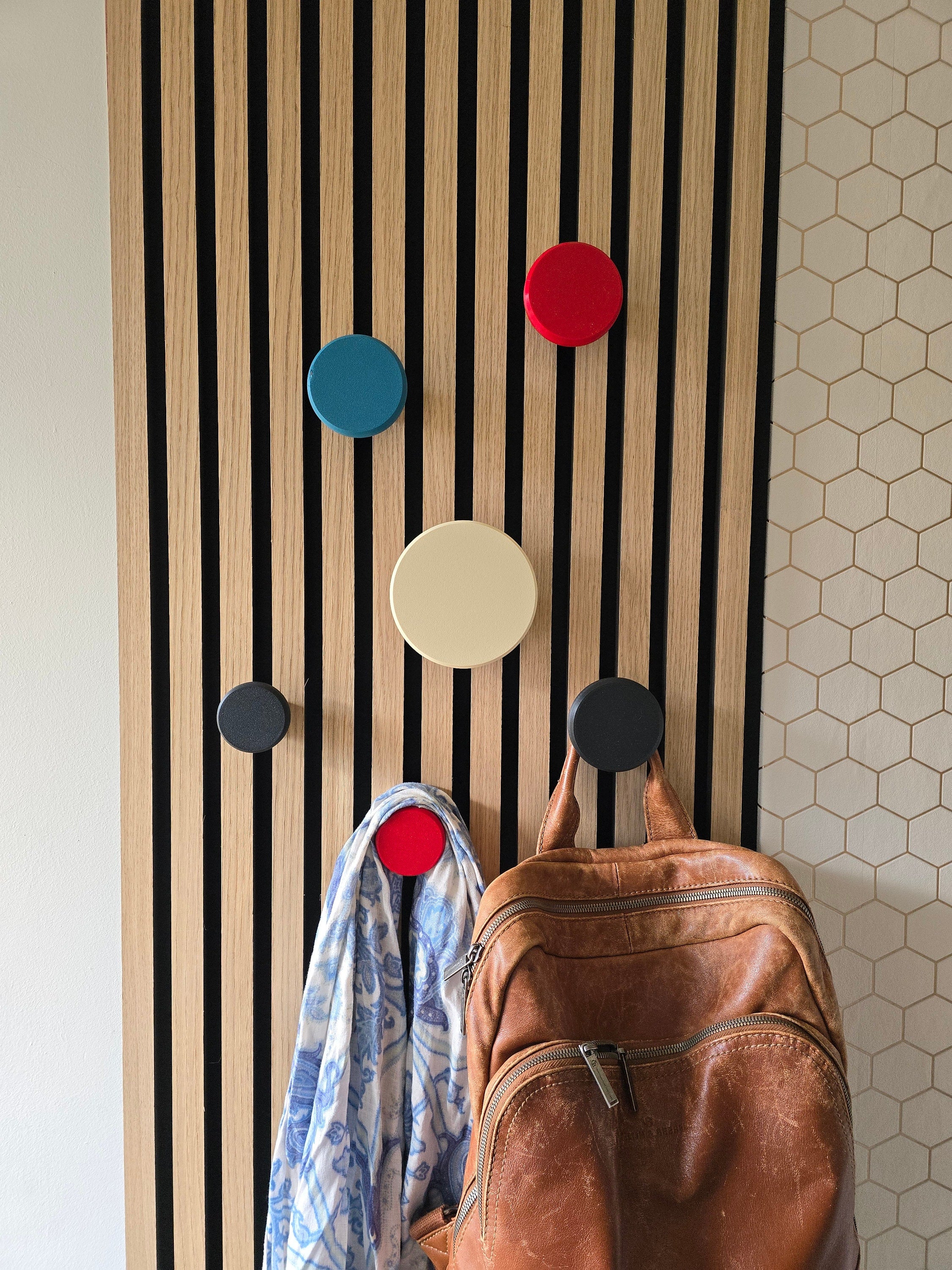 Ronde hanger/haak voor akoestische panelen - Installatietype: Schroef-in