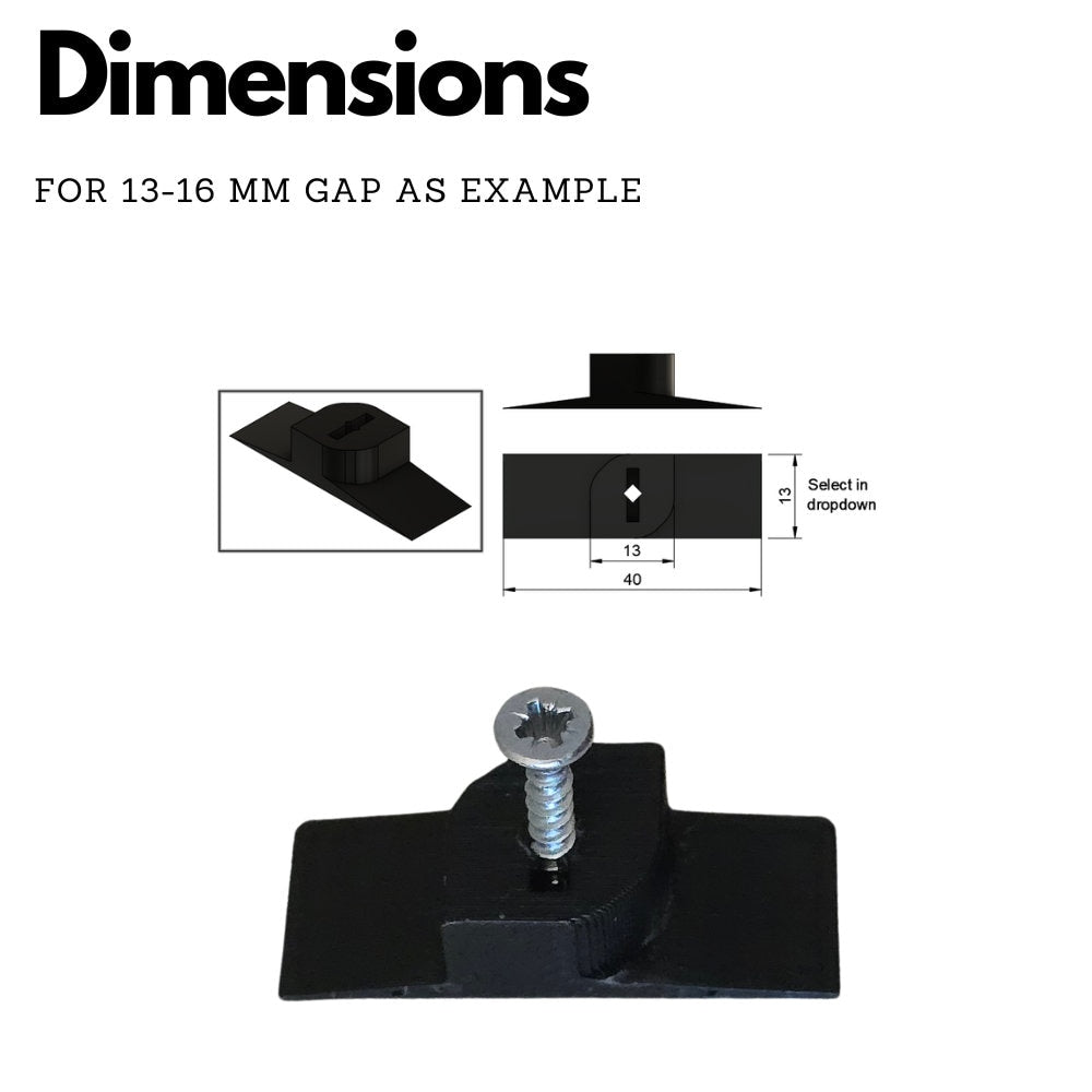 Acoustic Panel Wallclips for IKEA Nymane Wall Light - Installation Type: Wall Clip