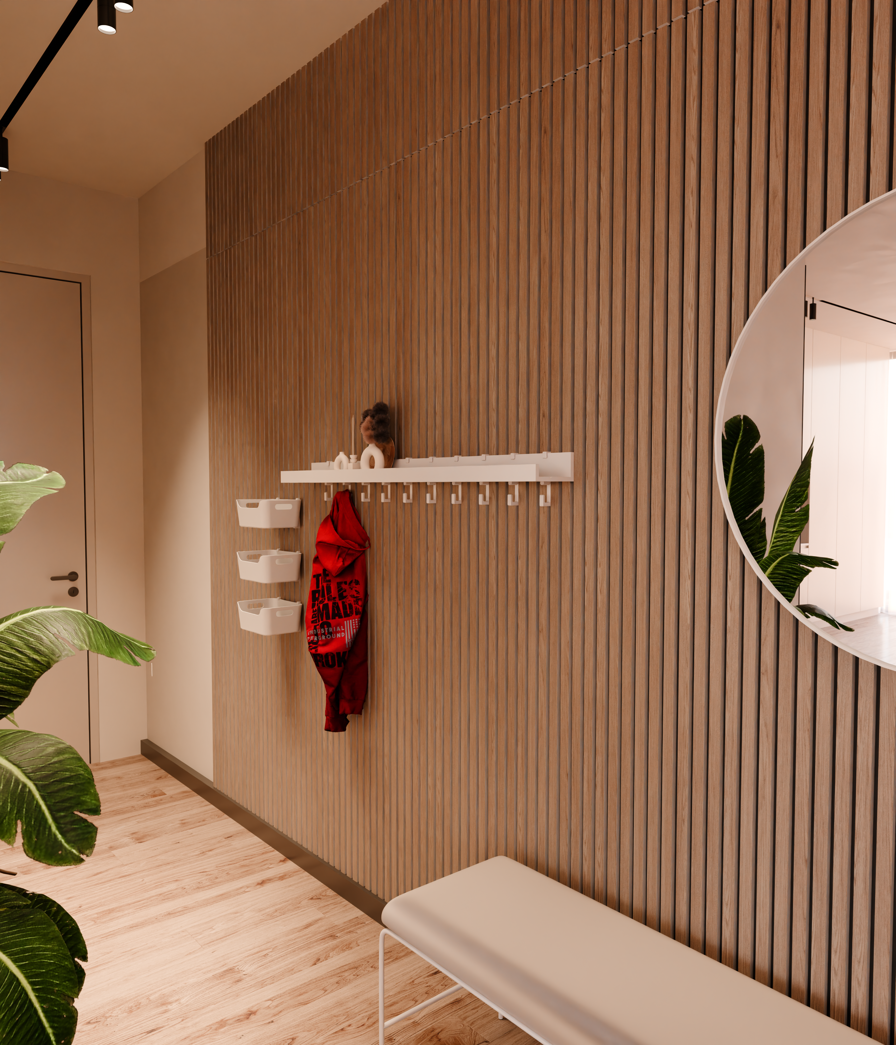 Akoestische paneelplankbeugels en kledinghaken voor IKEA MOSSLANDA Picture Ledge (niet inbegrepen) - Installatietype: Muurklem