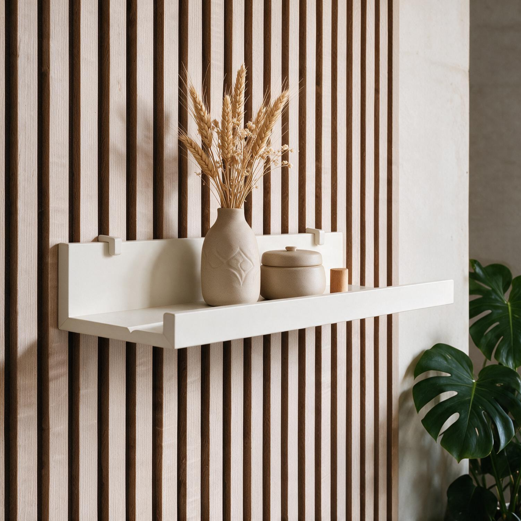 Regalhalterungen für IKEA MOSSLANDA Bilderleiste - Montageart: Wandclip