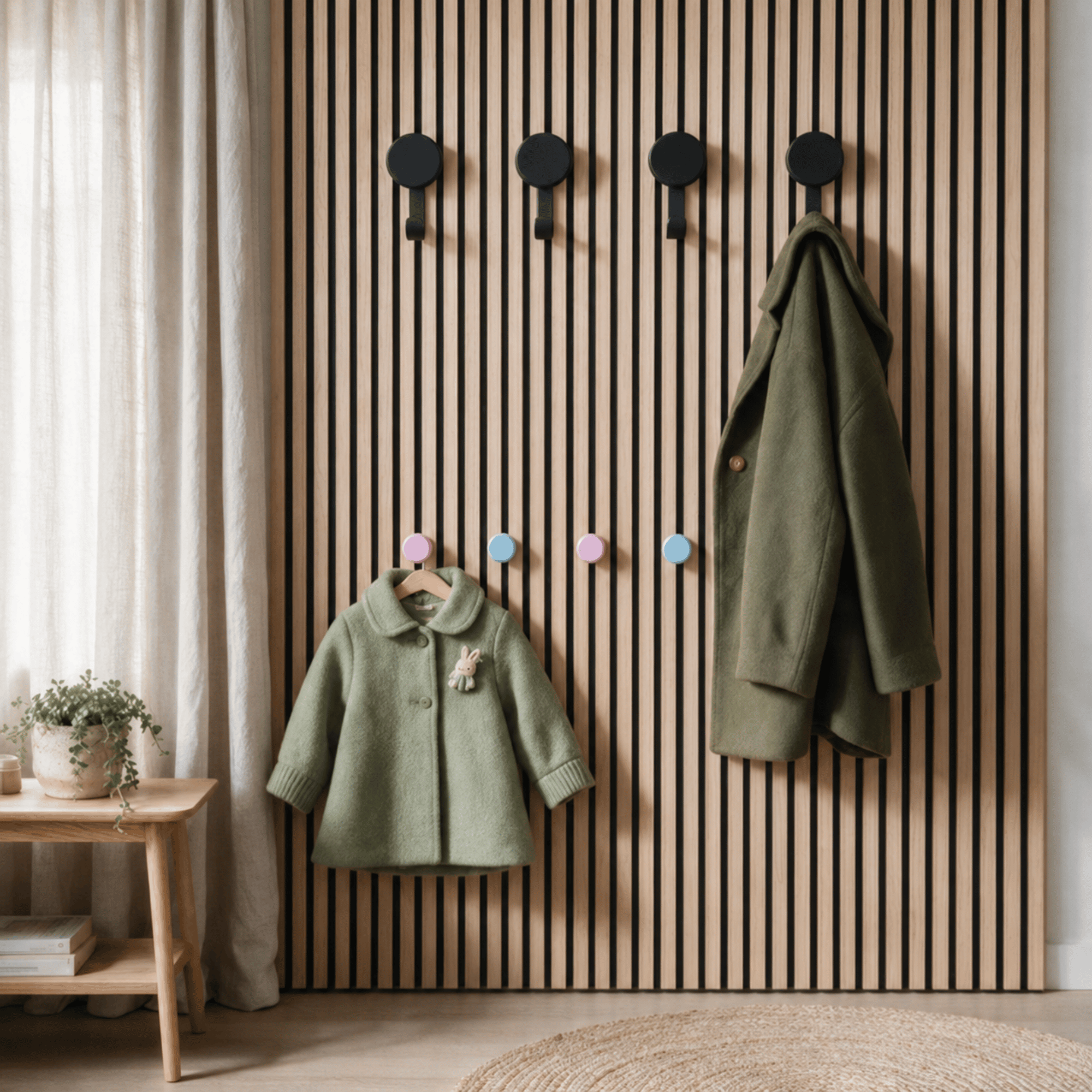 Round Hanger/Hook - Installation: Wall Clip