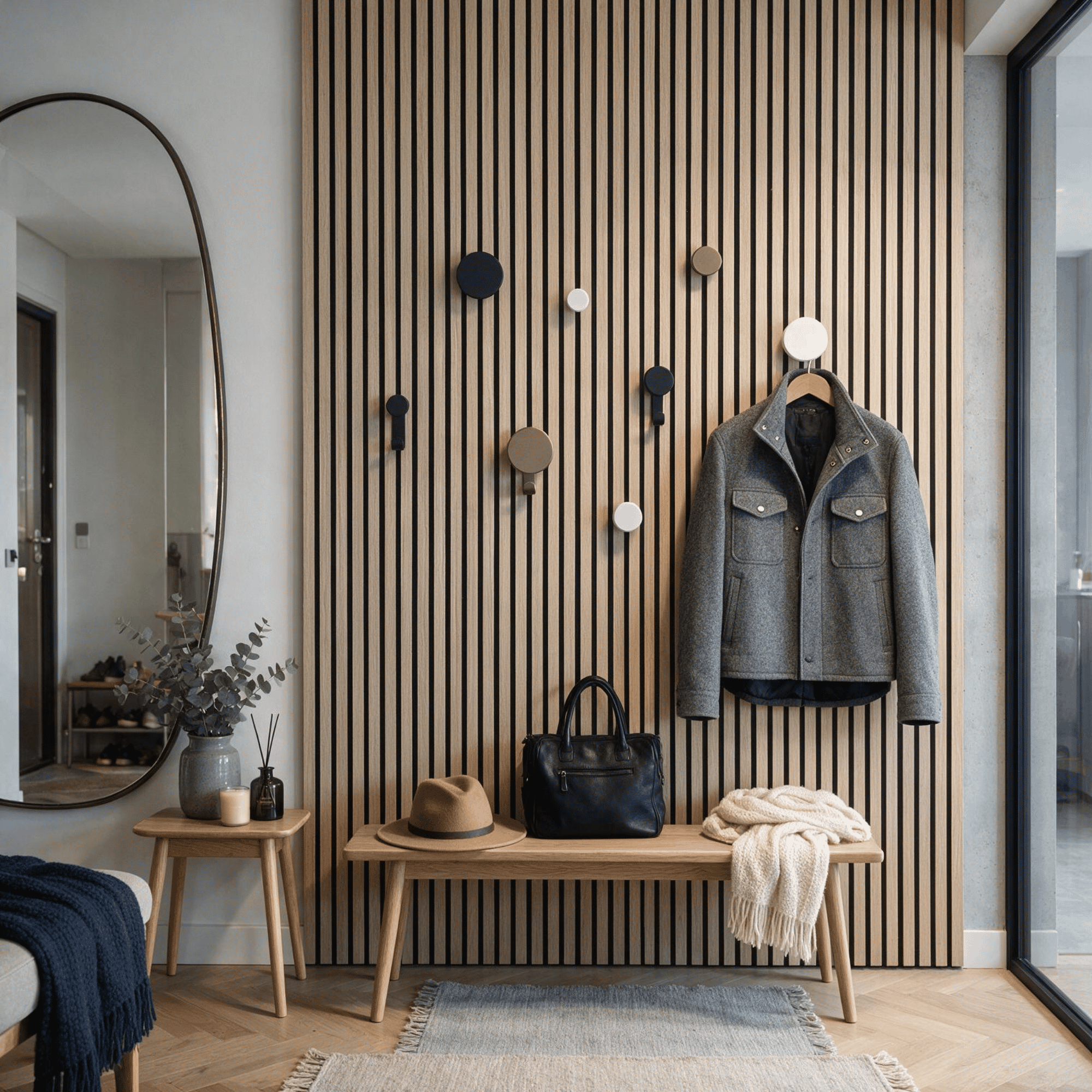 Ronde hanger/haak - Installatie: Muurclip