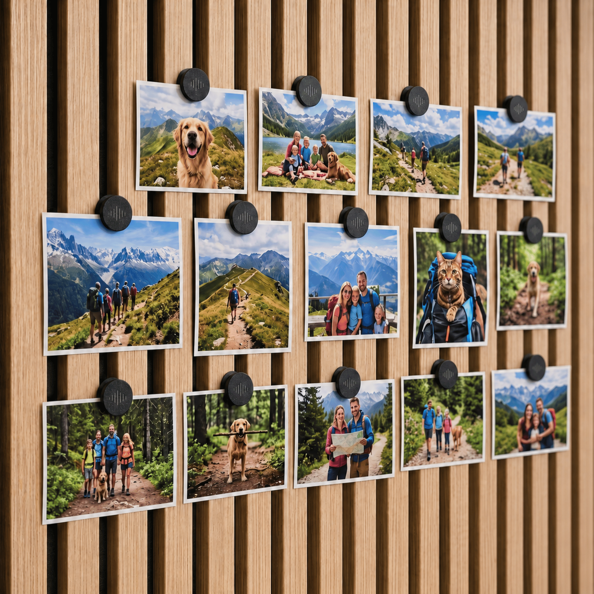 Magnetclip - 4er Pack - Montageart: Wandclip