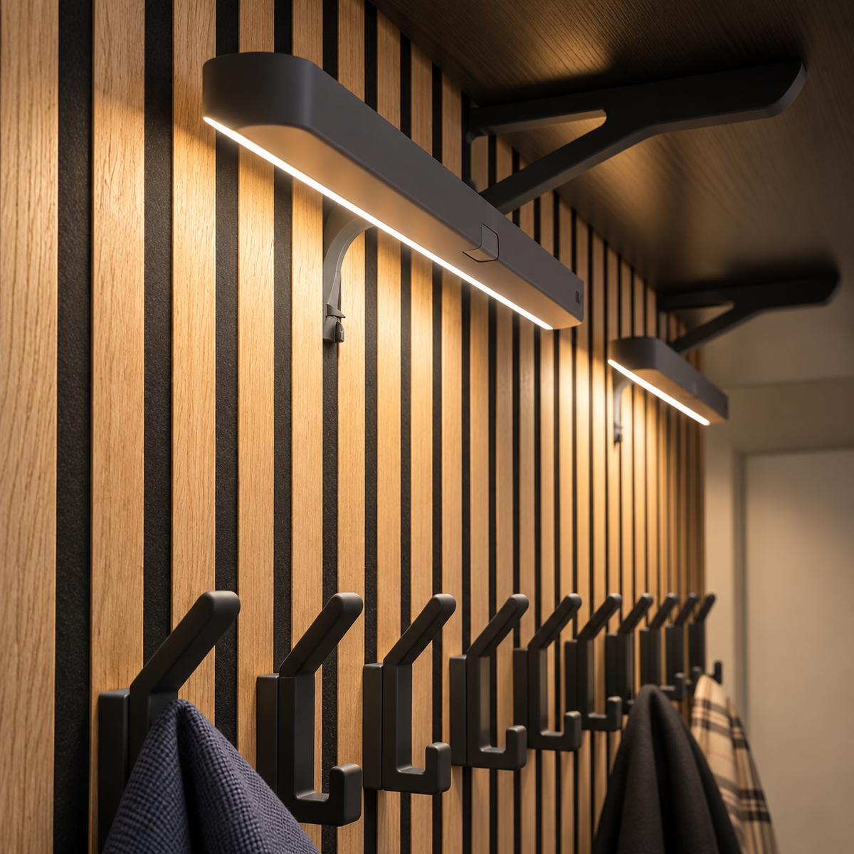 Walltune LED Wall Light - Installation: Wall Clip