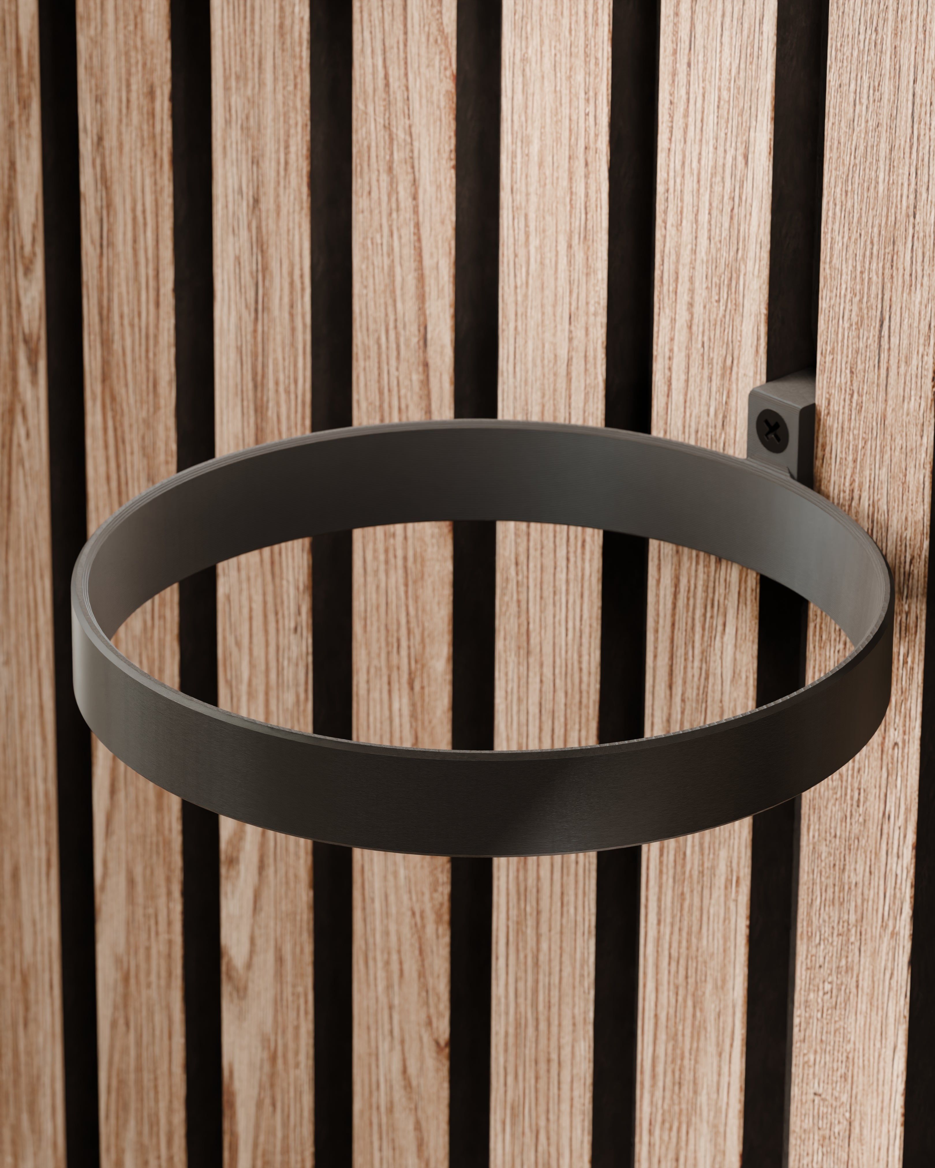 Plantenhouder/ring voor akoestische panelen - Installatietype: Schroef-in