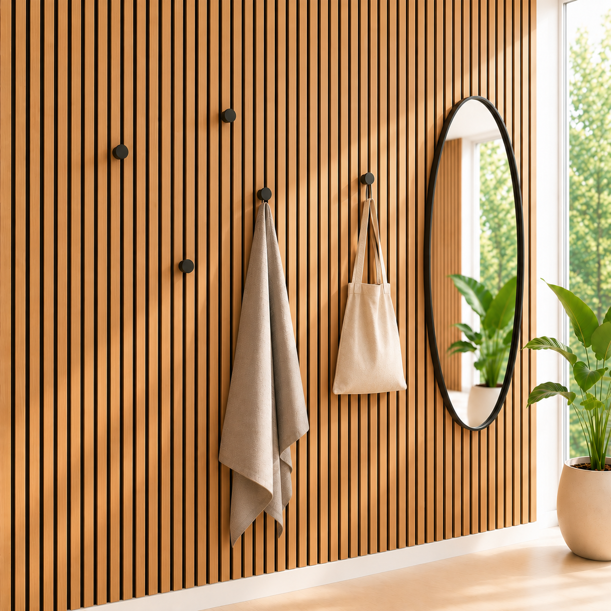 Knob Hook - Installation: Wall Clip