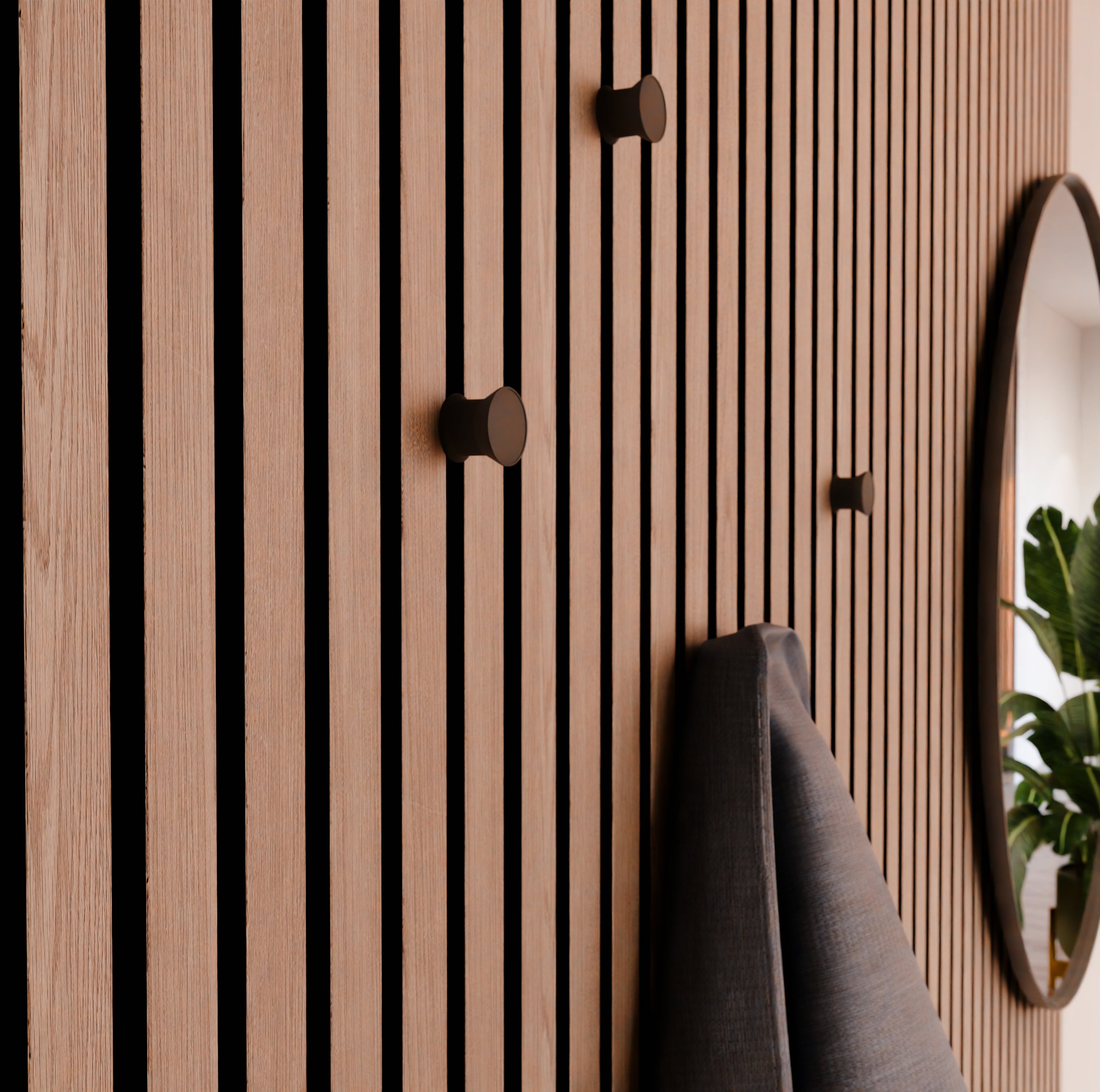 Knophaak voor akoestische panelen - Installatietype: Muurclip