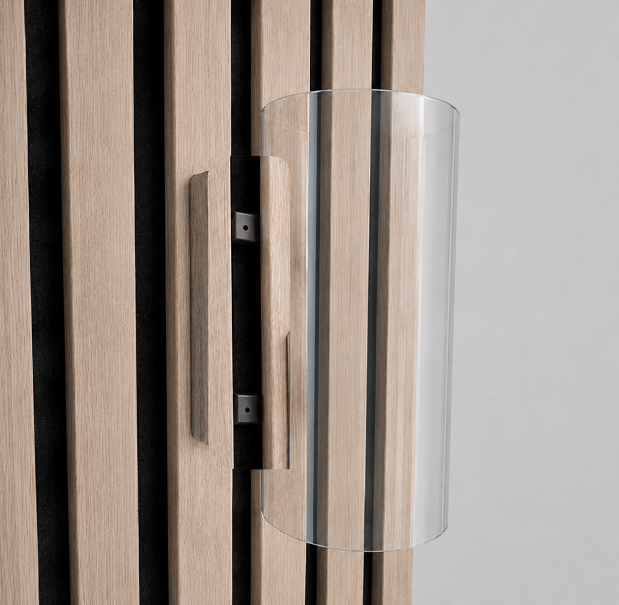 Akustikpaneelhalterung für IKEA Nymane Lampe – Montageart: Wandclip