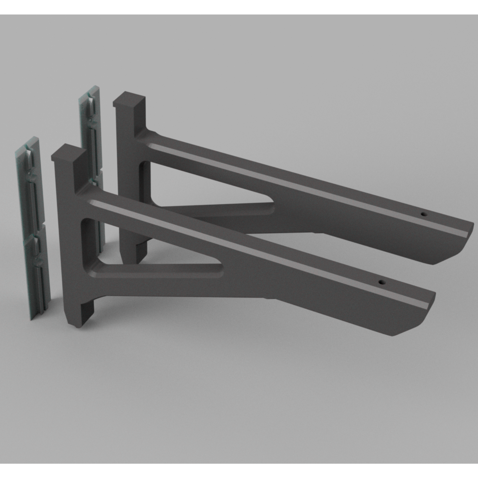 Plankbevestigingen voor akoestische panelen - Installatietype: Muurclip