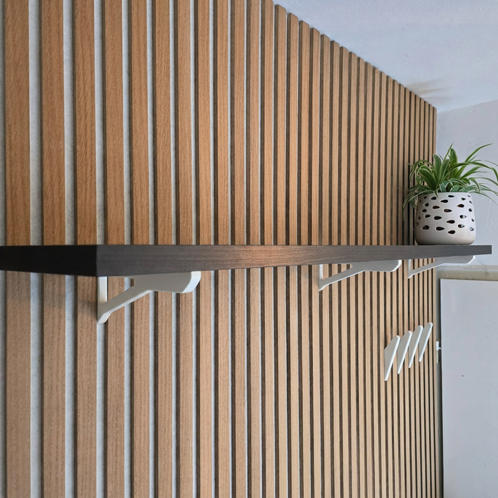 Plankbevestigingen voor akoestische panelen - Installatietype: Muurclip