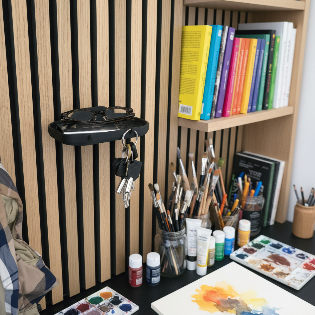 Sleutelbak voor akoestische panelen - Installatietype: Muurclip